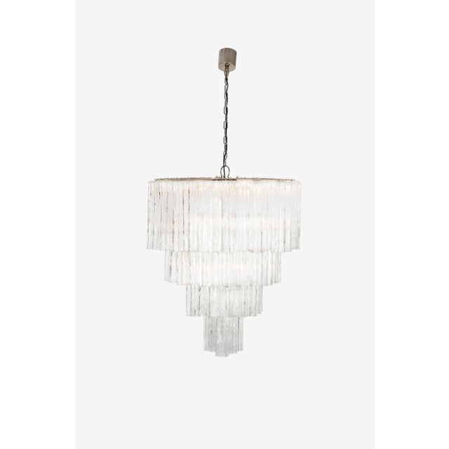 Mid-Century Modern Monumental Tronchi Italian Chandelier For Sale - Image 3 of 7