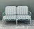 Vintage Cast Aluminum “Calcutta” Love Seat After Brown Jordan For Sale - Image 9 of 12