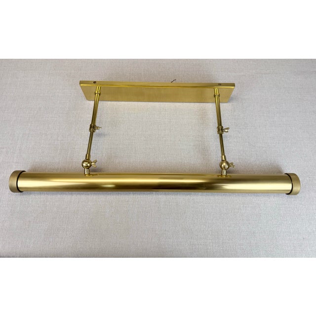 Brass Modernist “Ridgewood” Brass Picture Light by Hudson Valley Lighting For Sale - Image 8 of 12