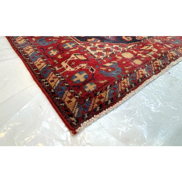 1920s Antique Caucasian Rug , 3'10" X 6'2" For Sale - Image 5 of 5