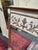 Design Plus Gallery presents a Gilt Trimmed Mantle Mirror with Neoclassical Design Elements. The gilt wood is whitewashed...