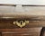 Antique French Oak Inlaid Blanket Trunk With Heart & Dove Motifs For Sale In Sacramento - Image 6 of 9