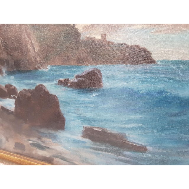 George Hoesslin, Cove, Oil on Canvas, 1890s-1910s For Sale - Image 10 of 11