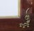 Art Nouveau Mahogany Picture Frame with Brass Floral Mounts, Austria, 1900s For Sale - Image 4 of 10