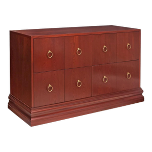 1990s Modern Mahogany Dresser or Credenza