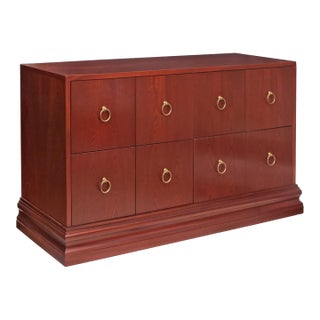 Modern Mahogany Dresser or Credenza For Sale