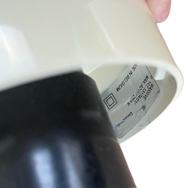 Modernist Bedside Lamp, Massive Belgium, 1970s. For Sale - Image 4 of 12