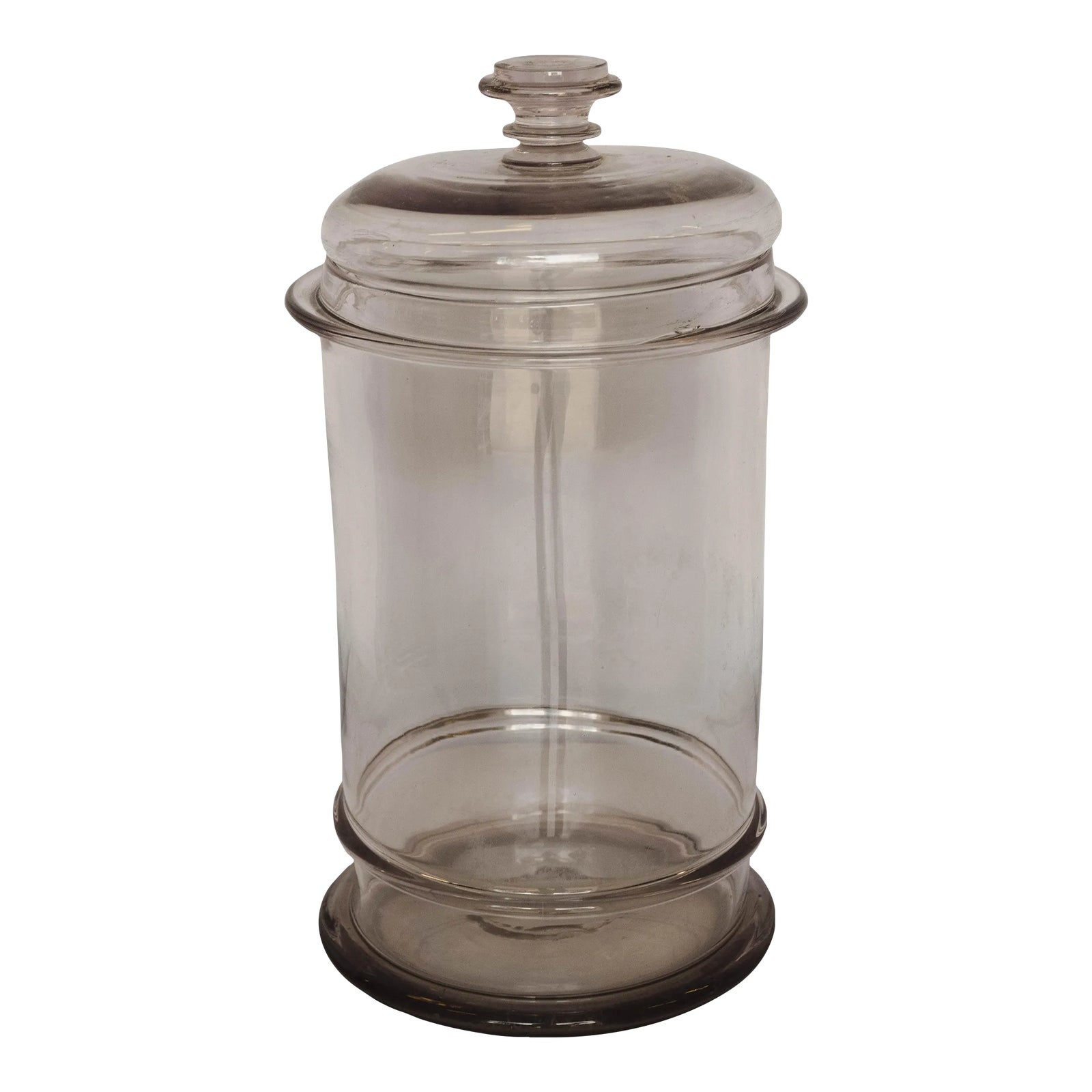 19th Century Large Glass Bon Bon Jar Chairish