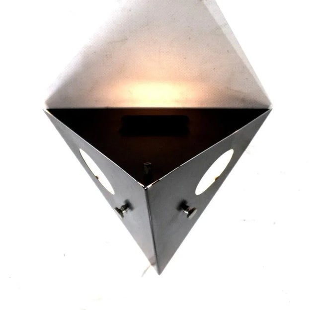 Black Metal Night Owl Wall Lamp from Raak, Netherlands, 1960s, in Very Good conditions. Designed 1960 to 1969 This piece...