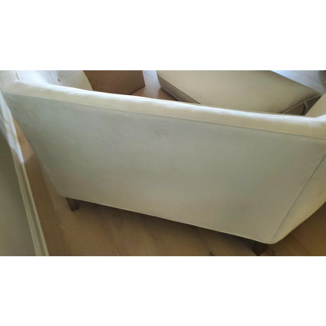 Mid-Century Modern Southern Furniture Co. For Saks Fifth Avenue Tufted Settee For Sale - Image 3 of 6
