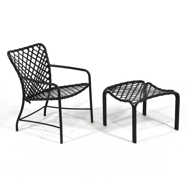 Brown Jordan Tamiami Lounge Chair & Ottoman For Sale - Image 9 of 10