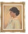 English School, Portrait of a Lady in Profile, 1800s, Oil on Canvas For Sale