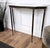 Mid-Century Modern Italian Brass Console Table with White Marble Top, 1950s For Sale - Image 6 of 10