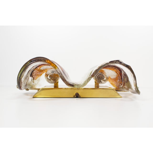 1970s Vintage Wall Lamps in Murano Glass from Hillebrand, 1970s, Set of 2 For Sale - Image 5 of 13