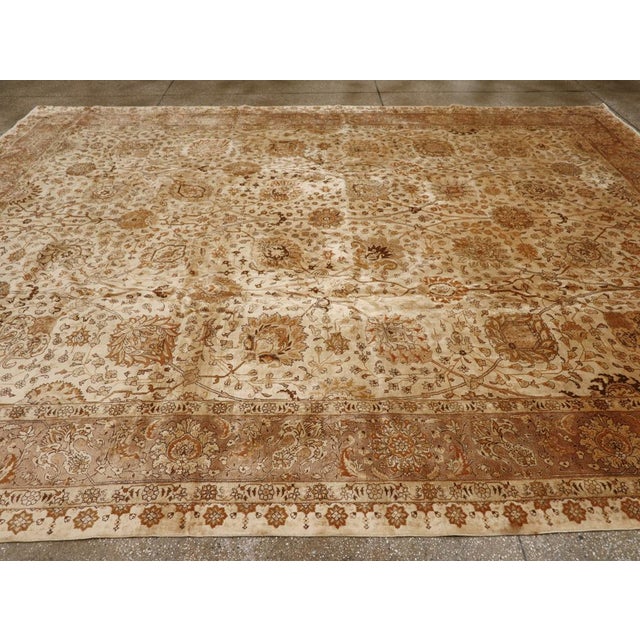 Galerie Shabab Collection Mid-20th Century Persian Tabriz Carpet For Sale In New York - Image 6 of 10