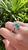 Set in 18k Gold, 2.72 Carats, Natural Zambian Emerald & Diamond Engagement Ring, Size 6.5 For Sale - Image 4 of 10
