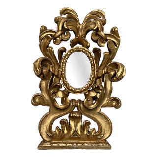 Italian Giltwood Frame with Decorations, 1800s For Sale
