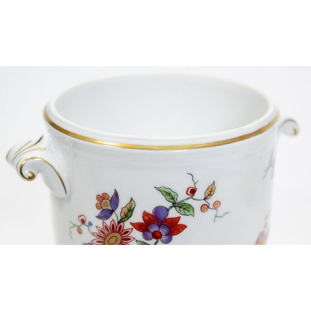 Ceramic Richard Ginori Italian Oriente Floral Cachepot Planter For Sale - Image 7 of 7
