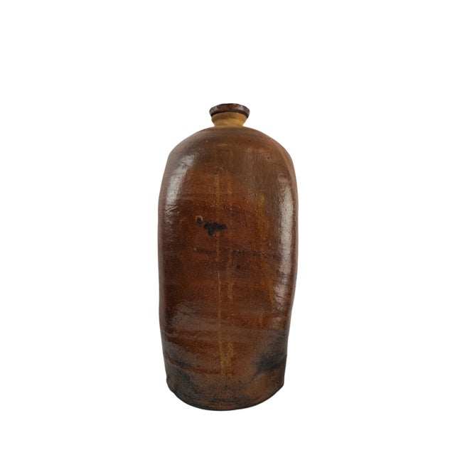 Bohemian Stoneware Acid Bottle from Starck Works Břasy, 1903 For Sale - Image 4 of 9