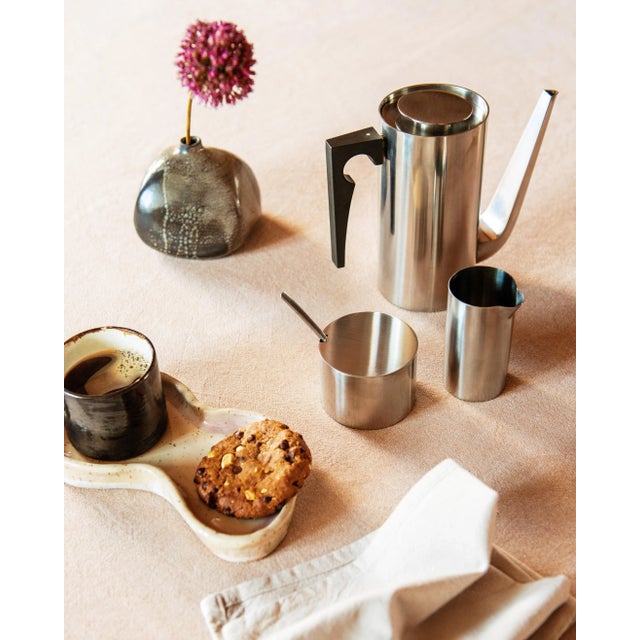 Metal Coffee Service by Arne Jacobsen for Stelton, Set of 3 For Sale - Image 7 of 8