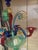 Murano Multicolors Glass Chandelier Random Colors 5 Arms For Sale - Image 6 of 12