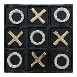 Metal Tic Tac Toe Set For Sale