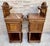 19th Century French Marble Top Bedside Tables, 1890s, Set of 2 For Sale - Image 6 of 18