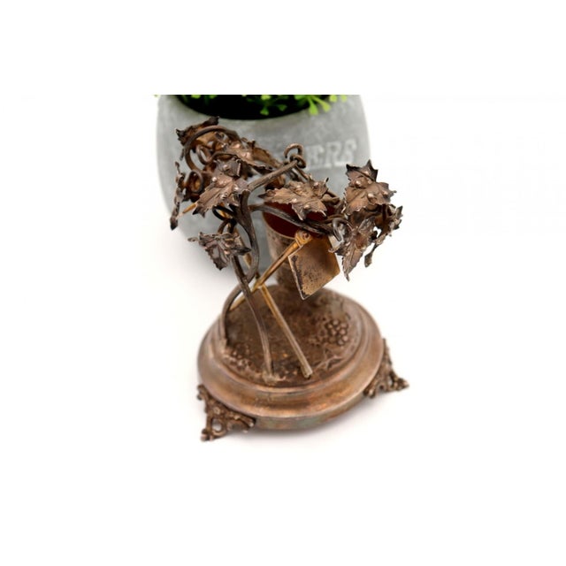 Silver Toothpick Holder with Acanthus Bush For Sale - Image 3 of 7