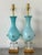 Wood Vintage Italian Murano Glass Lamps - A Pair For Sale - Image 7 of 12