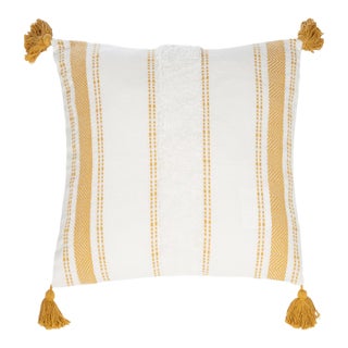 Polli Pillow - Mustard - 20" x 20" For Sale
