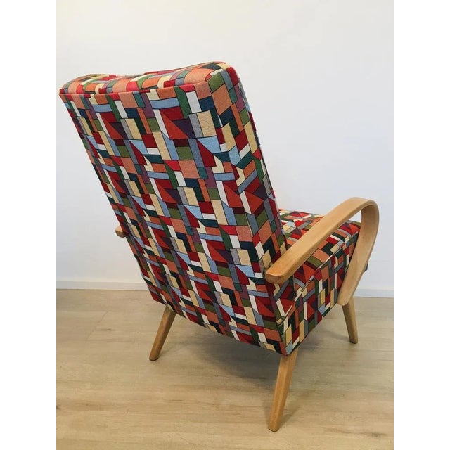 Wooden Armchair by Jaroslav Smidek, 1960s For Sale - Image 6 of 12