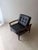 Scandinavian Armchair in Teak and Black Leather, 1960s For Sale - Image 13 of 13
