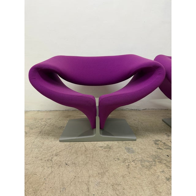 Original Pierre Paulin Ribbon Lounge Chairs for Artifort - A Pair For Sale - Image 9 of 18