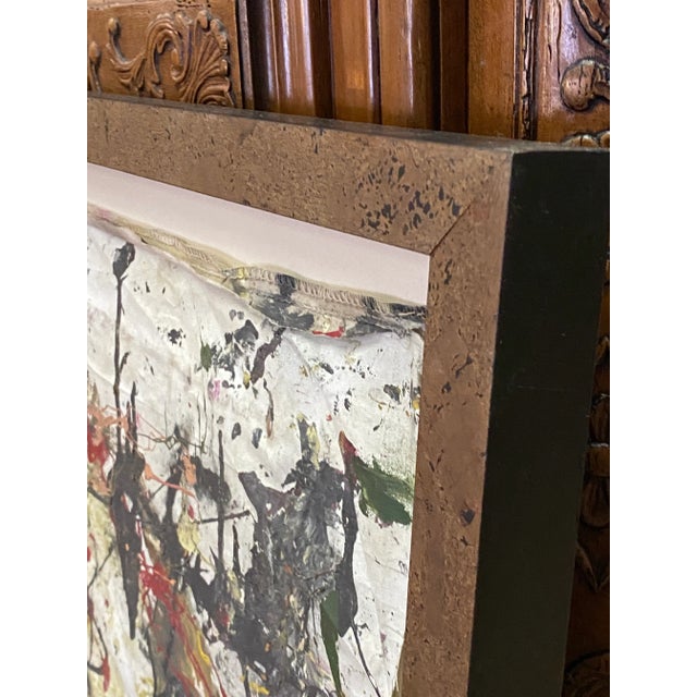 Folk Art 1980s Purvis Young Folk Art Abstract Painting For Sale - Image 3 of 13