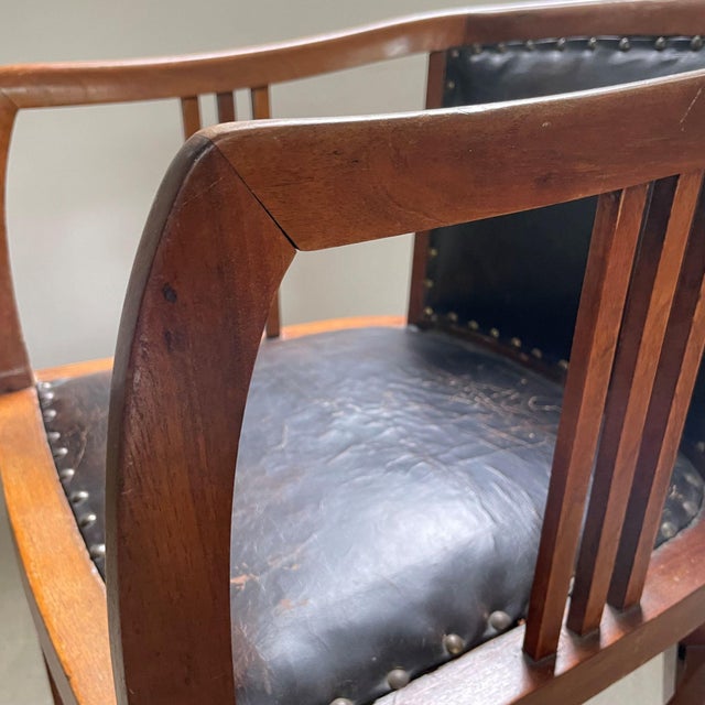 1920s Vienna Secession Art Deco Chair, Austria, 1900s For Sale - Image 5 of 17