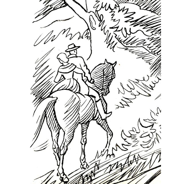 Pierre Gandon - Portrait - Original Lithograph 1956 For Sale - Image 6 of 7