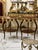 Baroque Baroque Style Wood Side Table – Copper With Gold Leaf Accents, Elegant Design For Sale - Image 3 of 3