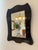 Brown Antique Art Nouveau Walnut Veneered Wall Mirror, 1890s For Sale - Image 8 of 9