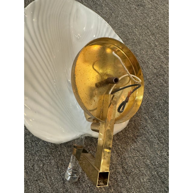 Late 20th Century Pair of Murano Glass Gold Leaf Sconces For Sale In West Palm - Image 6 of 7