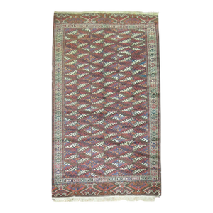 Antique Zabihi Collection Tribal Turkeman Rug