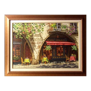 Viktor Shvaiko "Summer in Provence" Hand Signed With Custom Frame For Sale