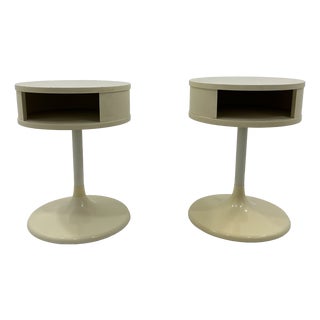 Space Age Tulip Side Tables by Lusch Erzeugnis for Lusch & Co, 1970s, Set of 2 For Sale