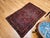 Vintage Persian Sarouk Area Rug, Hand-Knotted Wool, Allover Floral Pattern, 3x5, Red& Navy For Sale In Chicago - Image 6 of 14