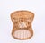 Mid-Century Italian Bamboo and Rattan Stool from BBB Boncina, 1960s For Sale - Image 10 of 15