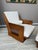 Vintage Cane Chair and Ottoman Set For Sale - Image 10 of 12