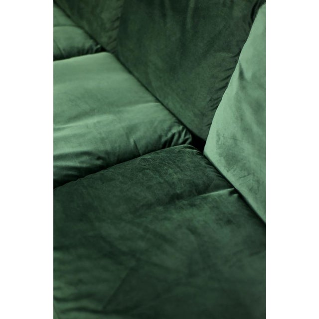 Vintage Norwegian Rosewood and Bottle Green Velour Sofa and Chair by Knut Sæter for Vatne Møbler, 1960s, Set of 2 For Sale - Image 15 of 18