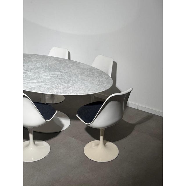 Exceptional 7-piece Italian Tulip dining set by Rudi Bonzanini , dating from the 1960s/70s and inspired by the iconic...