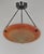 Metal French Art Deco Pendant Light by Daum & Majorelle - 1925 Chandelier France For Sale - Image 7 of 11