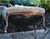 Pair Vtg. French Louis XV Style Carved Walnut Armchairs Gold Damask Chairs For Sale - Image 18 of 18