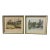 Vintage William McK. Spierer Two Mid-Mod Signed Watercolor Lithographs For Sale